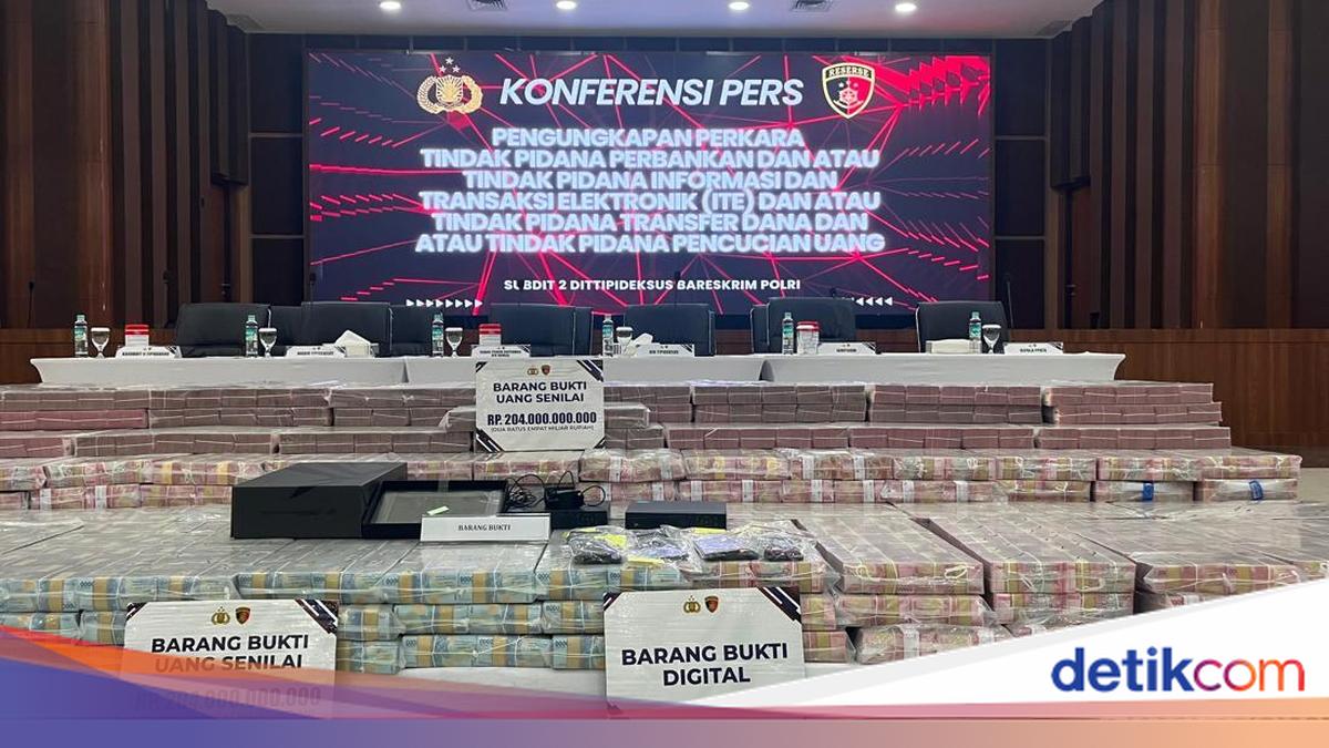 Bareskrim Sita Uang Rp 204 Miliar dalam Kasus Sindikat Pembobolan Bank BUMN