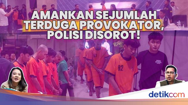 Polisi Tahan 11 Orang Termasuk Aktivis dan Pasutri Terkait Aksi Masa yang Berujung Rusuh