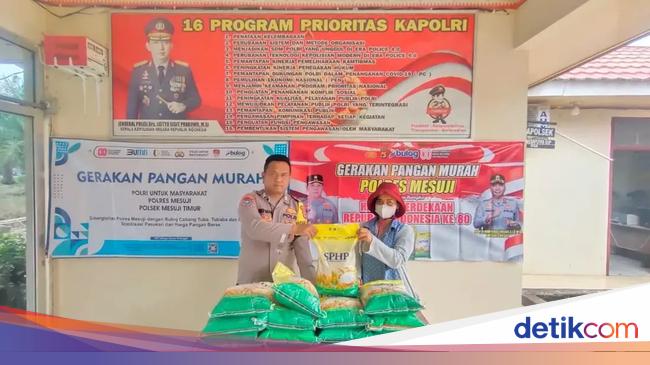 Polda Lampung Salurkan 596 Ton Beras lewat Gerakan Pangan Murah, Bantu Warga Dapatkan Harga Terjangkau
