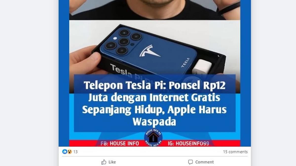 Hoaks Pi Phone: Ponsel Tesla yang Disebut Pesaing Berat iPhone Ternyata Tidak Ada
