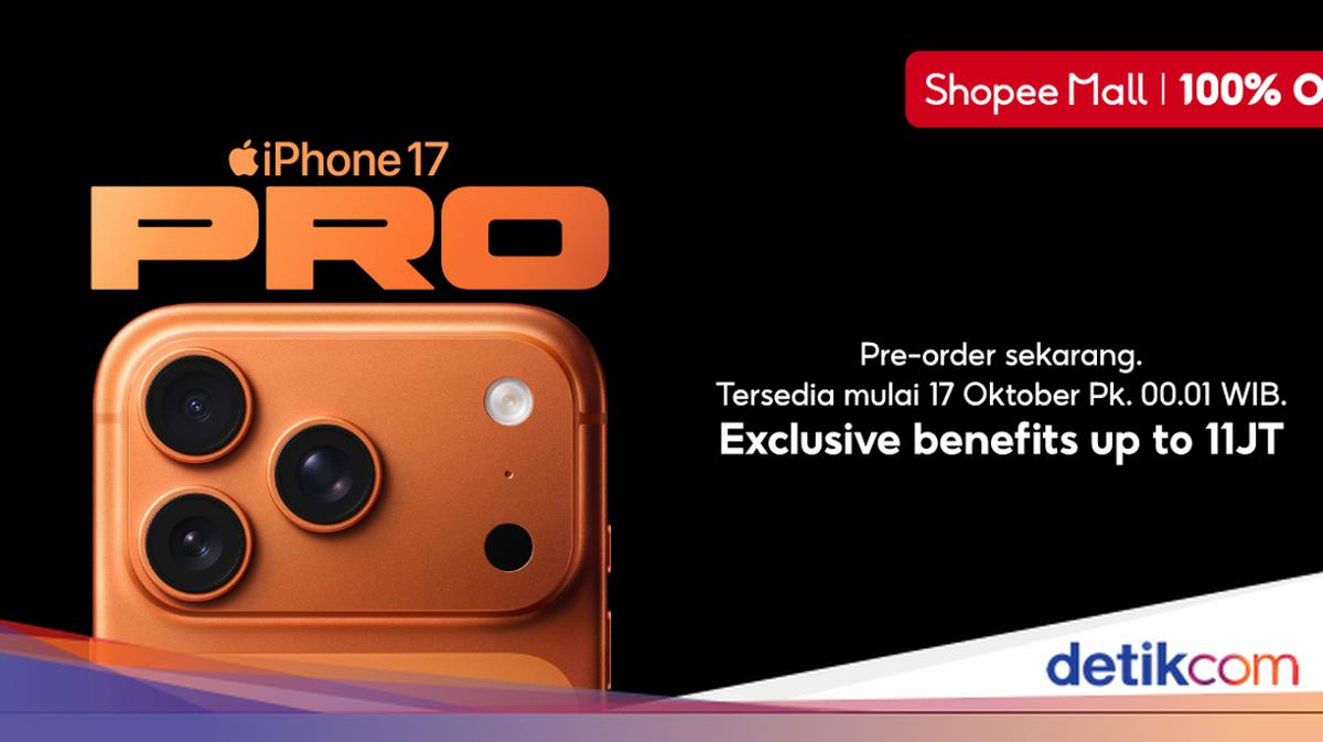 Pre-Order iPhone 17 Series Resmi Dibuka di Shopee Mall, Nikmati Promo Menarik!